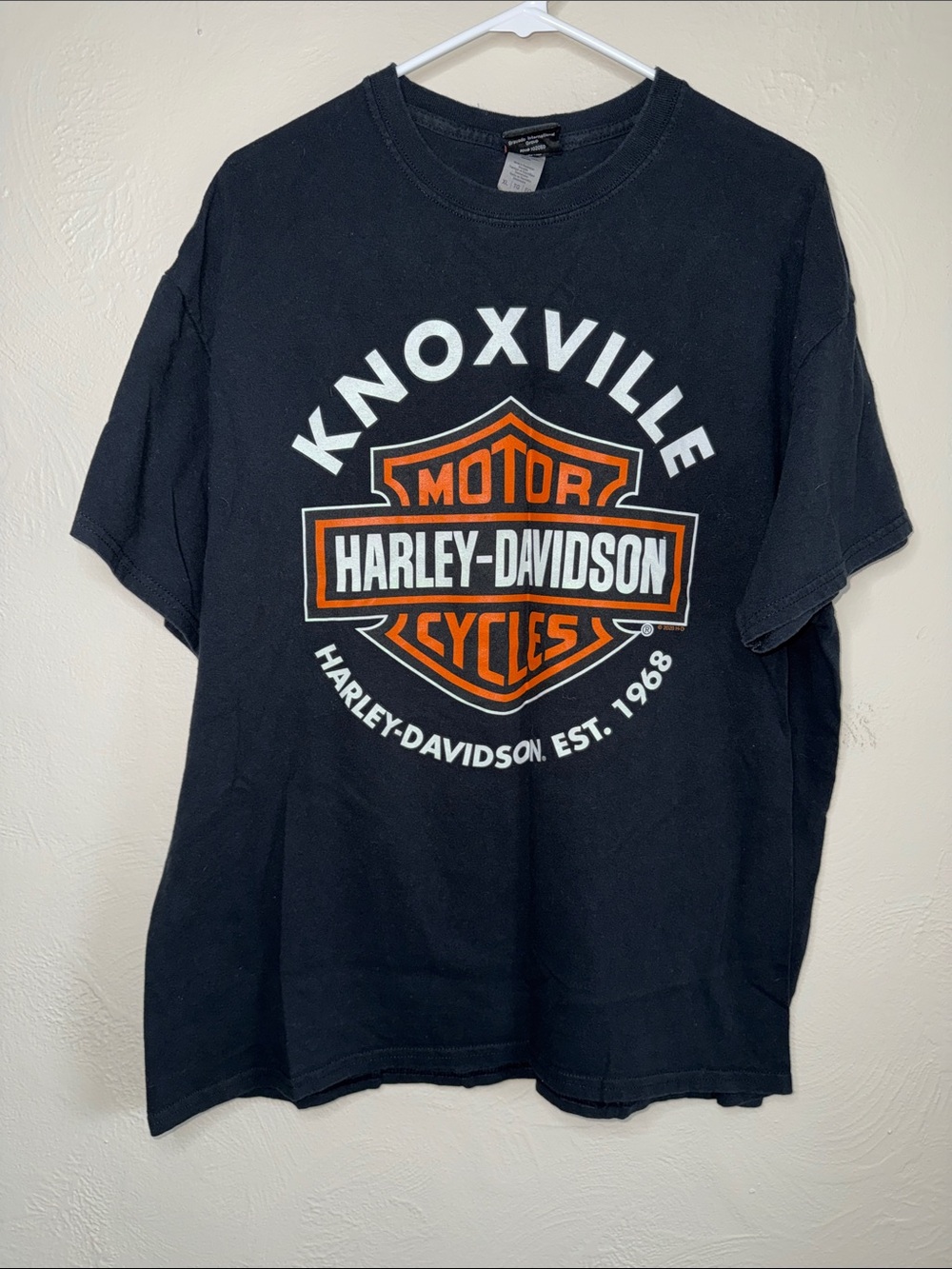 Harley-Davidson Knoxville TN Graphic T-Shirt Black XL Motorcycle Biker Tee